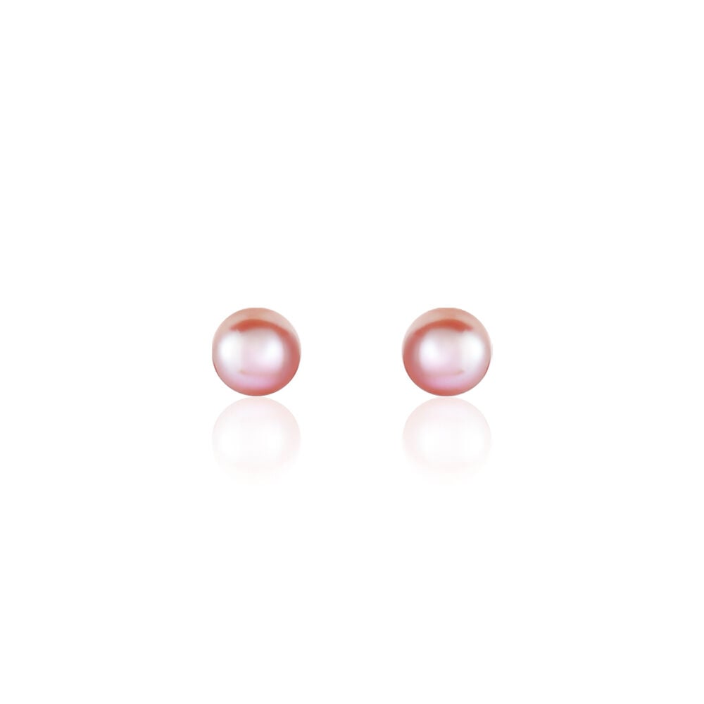 Boucles D'oreilles Puces Ursulina Or Jaune Perle De Culture - Boucles d'oreilles mariage Femme | Marc Orian