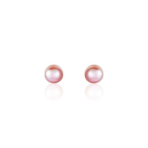 Boucles D'oreilles Puces Ursulina Or Jaune Perle De Culture - Boucles d'oreilles mariage Femme | Marc Orian