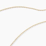 Cha&icirc;ne Igoa Maille For&ccedil;at Diamantee Or Jaune - Chaines Famille | Marc Orian