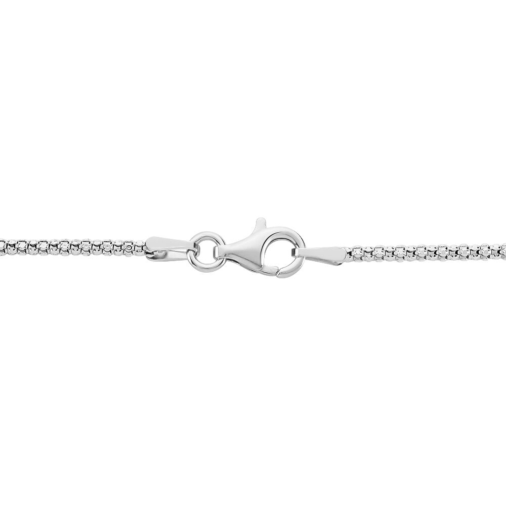 Collier Nahila Argent Blanc - Chaines Femme | Marc Orian