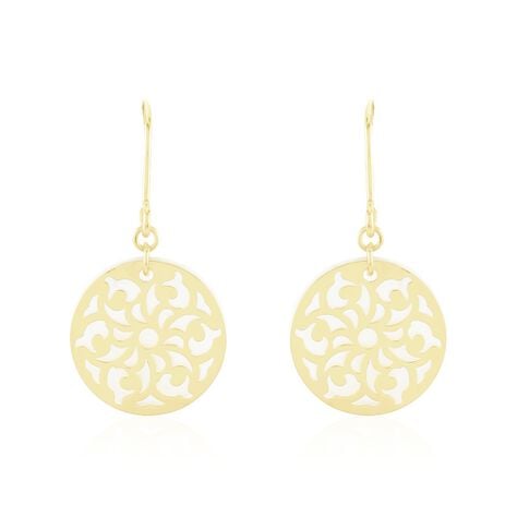 Boucles D'oreilles Pendantes Or Jaune Solie Nacre - Pendantes Femme | Marc Orian