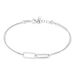 Bracelet Andrea Argent Blanc - Bracelets Anneaux Entrelaces Femme | Marc Orian