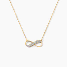 Collier Maryeme Infini Glitter Or Jaune - Colliers Femme | Marc Orian