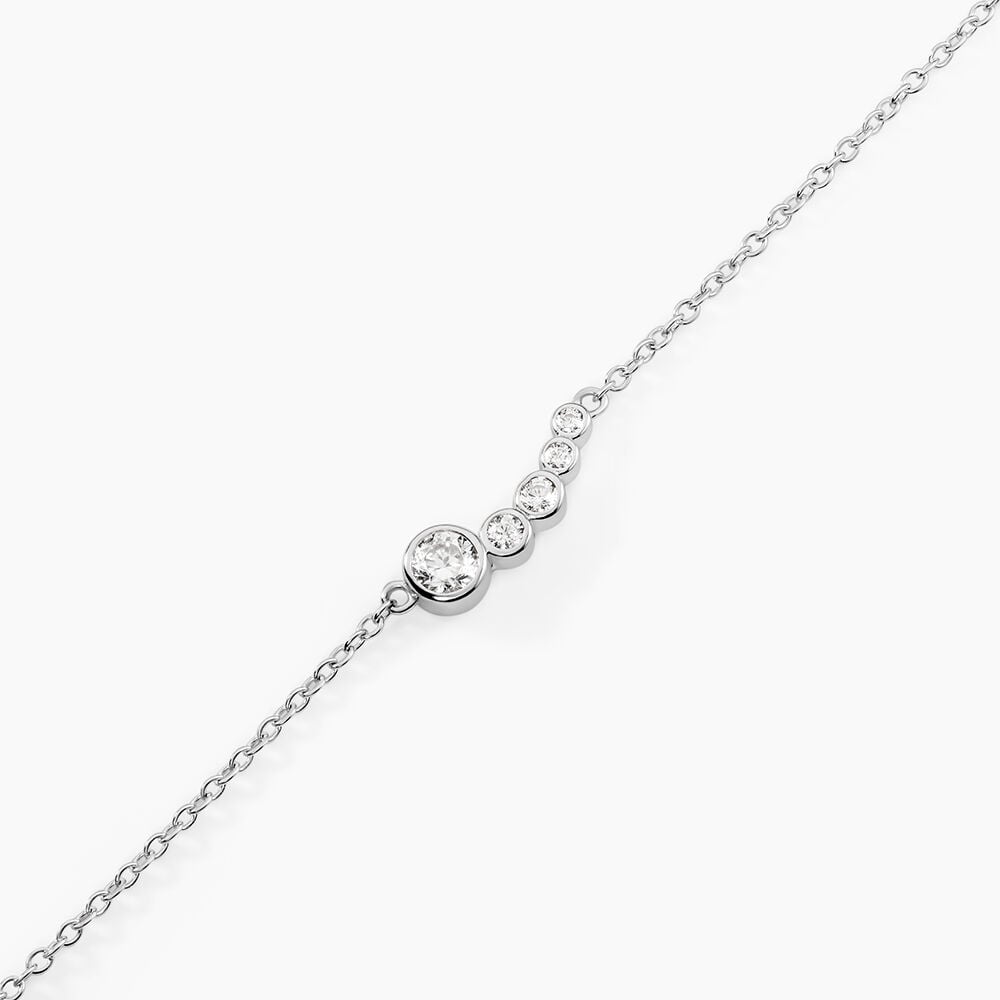 Bracelet Esperance Argent Blanc Oxyde De Zirconium - Bracelets fantaisie Femme | Marc Orian