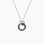 Collier Lola Cera Argent Blanc C&eacute;ramique Et Oxyde De Zirconium - Colliers avec pierres Femme | Marc Orian