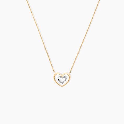 Collier Or Jaune Juliame Diamants - Colliers avec pierres Femme | Marc Orian