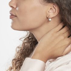 Créoles Ouvertes Argent Teloi Perles De Culture - Boucles d'oreilles Créoles Femme | Marc Orian