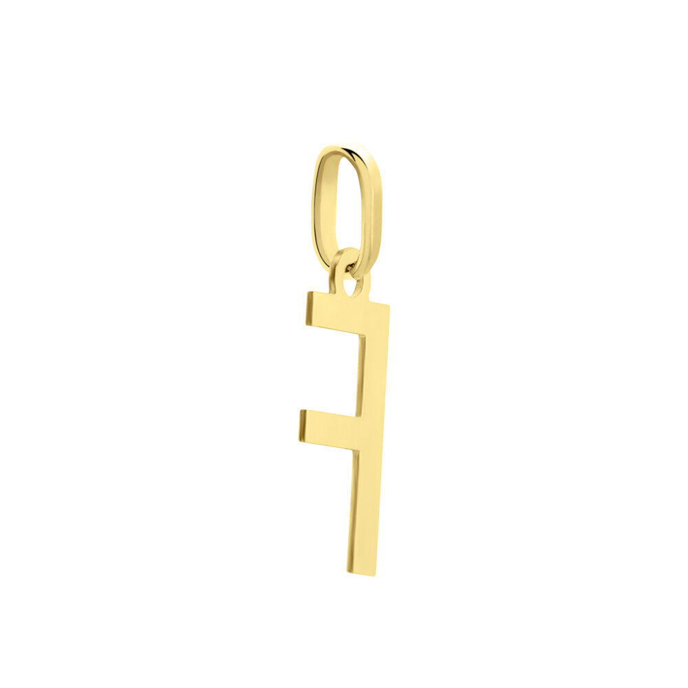 Pendentif Ionia Lettre Or Jaune - Pendentifs Famille | Marc Orian