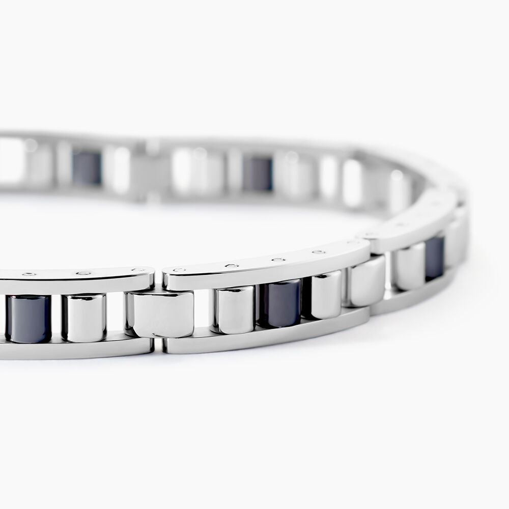 Bracelet Jourdan Acier Blanc - Bracelets cha&icirc;nes Homme | Marc Orian