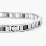 Bracelet Jourdan Acier Blanc - Bracelets cha&icirc;nes Homme | Marc Orian