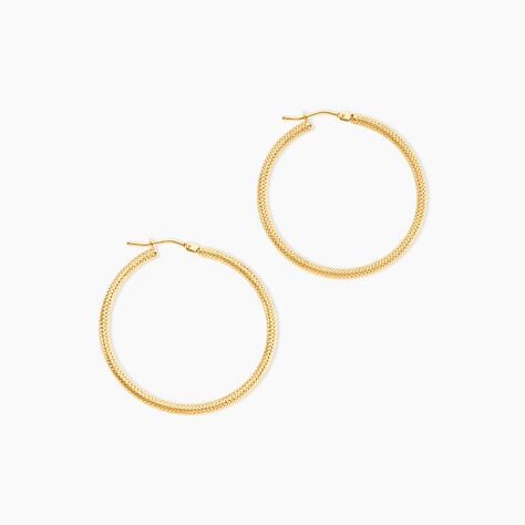 Cr&eacute;oles Ulrica Or Jaune - Cr&eacute;oles Femme | Marc Orian