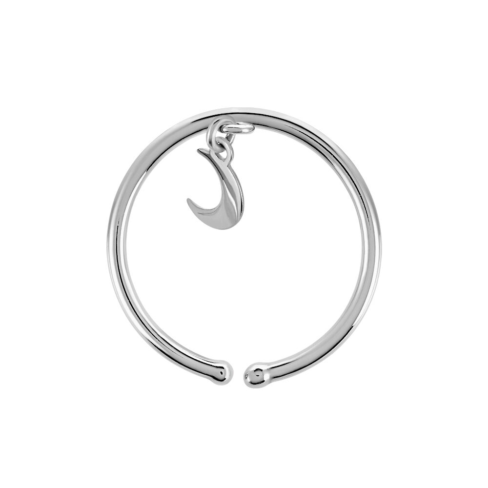 Bague Elvyn Argent Blanc - Bagues breloque Femme | Marc Orian