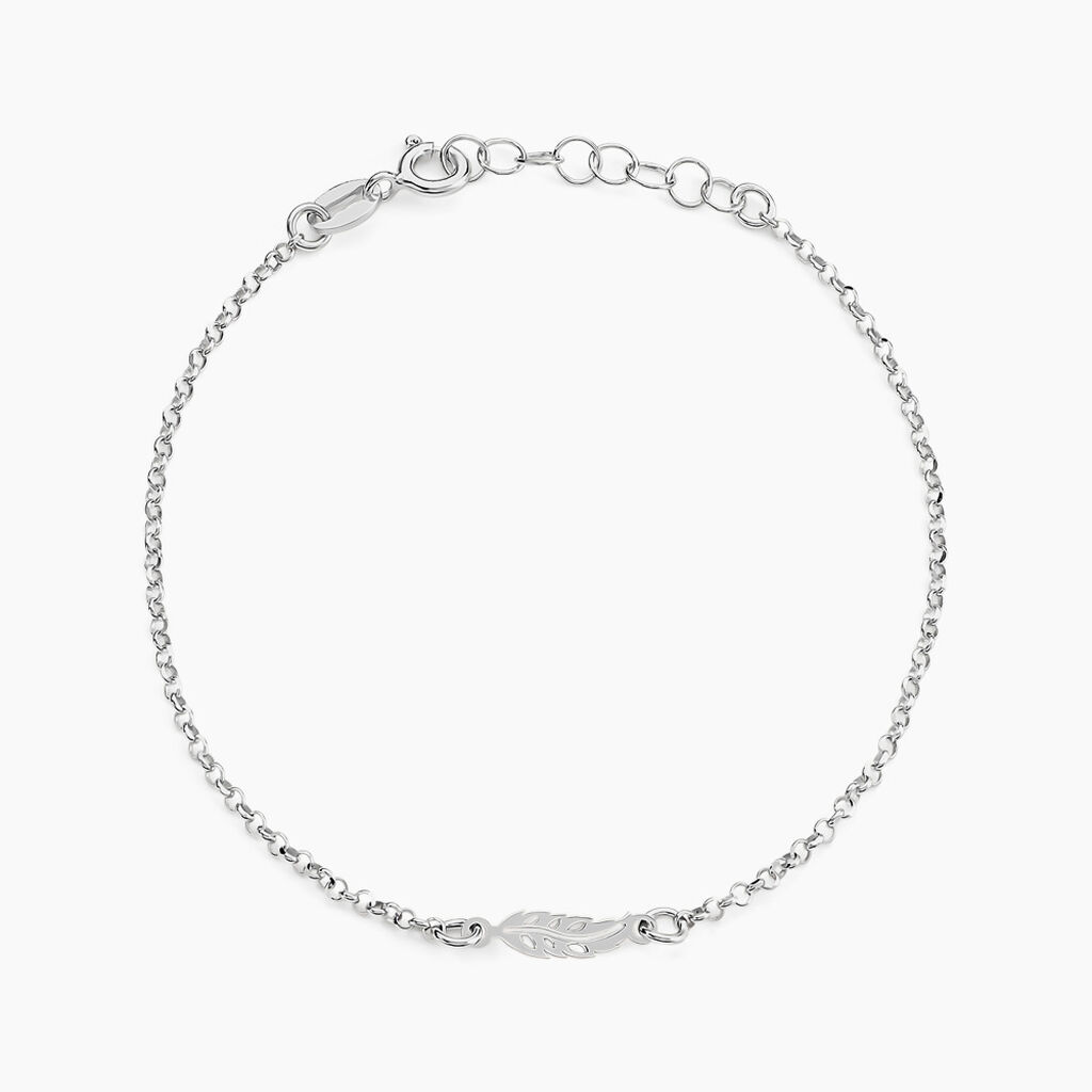 Bracelet Argent Blanc Maic - Bracelets fantaisie Femme | Marc Orian