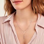 Collier Emmie Argent Blanc Oxyde De Zirconium - Colliers avec pierres Femme | Marc Orian