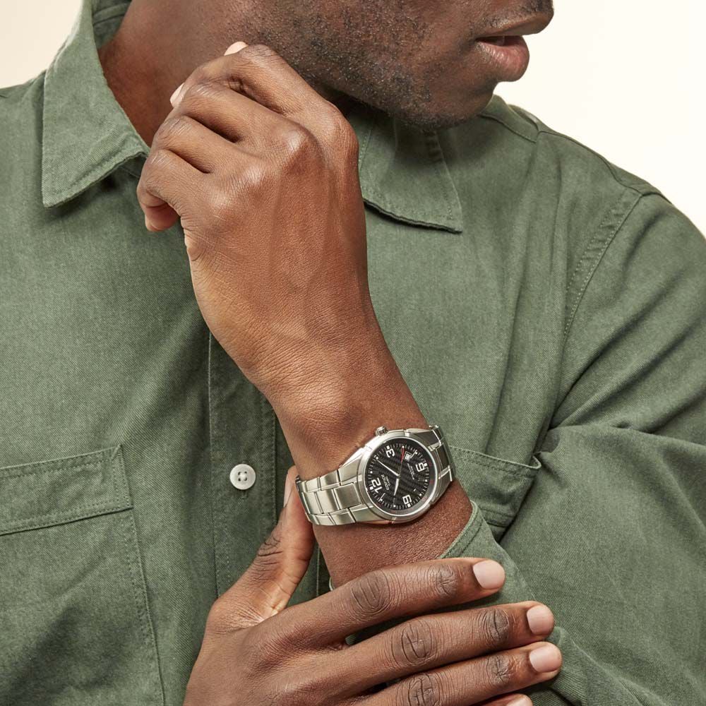 Montre Edifice Noir - Montres étanches Homme | Marc Orian