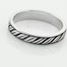 Bague Davin Argent Blanc - Bagues Homme | Marc Orian