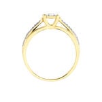 Bague Kate Or Jaune Diamant - Parures de mariage Femme | Marc Orian