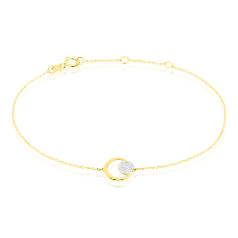 Bracelet Amane Or Jaune Diamant - Bracelets Medailles Femme | Marc Orian