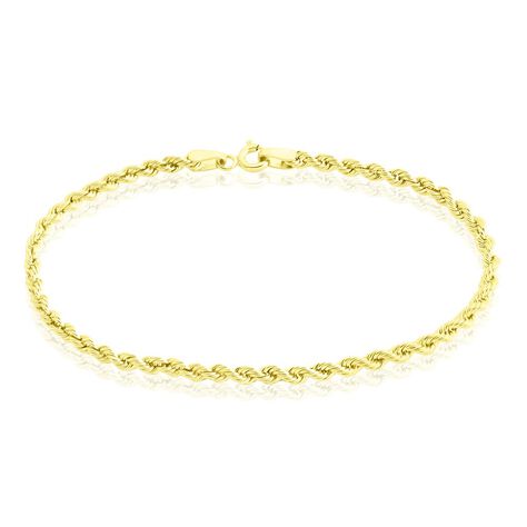 Bracelet Jerry Maille Corde Or Jaune - Bracelets mailles Femme | Marc Orian