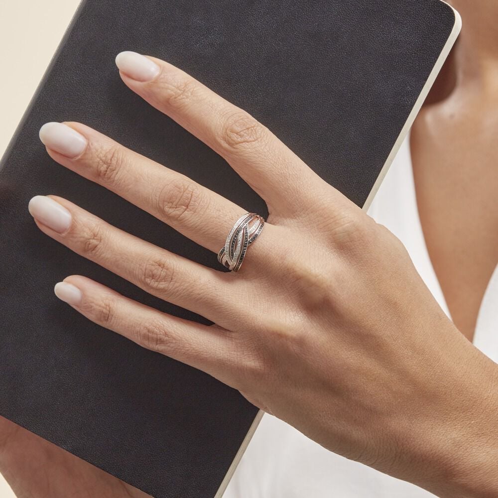 Bague Lola Or Blanc Diamant - Bagues pierres précieuses Femme | Marc Orian