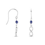 Boucles D'oreilles Pendantes Argent Mojdeh Lapis Lazuli - Pendantes Femme | Marc Orian
