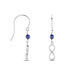 Boucles D'oreilles Pendantes Argent Mojdeh Lapis Lazuli - Pendantes Femme | Marc Orian