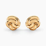 Boucles D'oreilles Puces Ism&egrave;ne Plaqu&eacute; Or Dor&eacute; - Puces Femme | Marc Orian