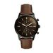 Montre Fossil Townsman Chrono Noir - Montres classiques Homme | Marc Orian