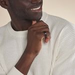 Bague Black Acier Noir - Bijoux fantaisie Homme | Marc Orian