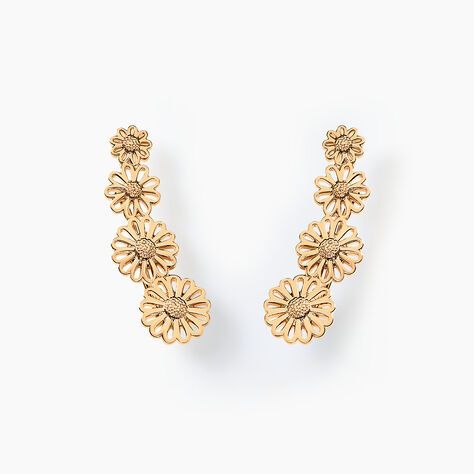Bijoux D'oreilles Mahonia Plaqu&eacute; Or Dor&eacute; - Piercings d'oreilles Femme | Marc Orian