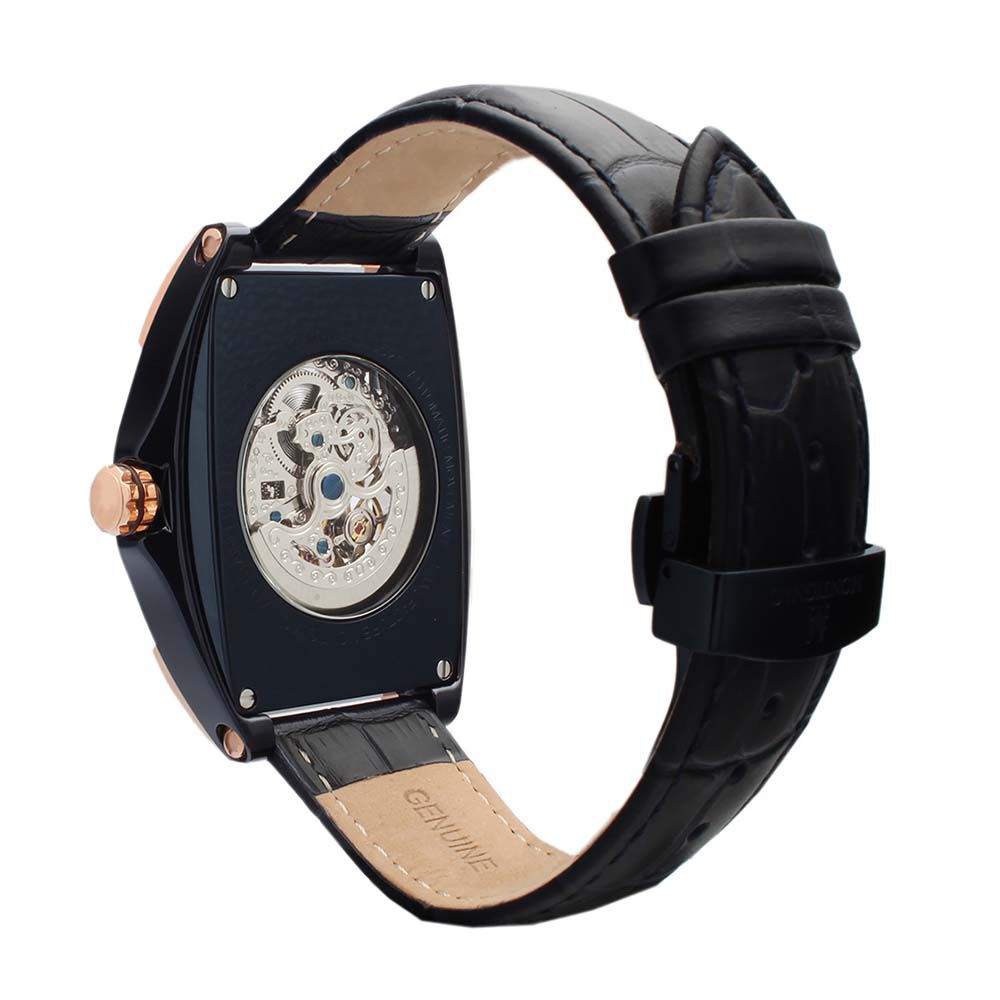 Montre Montignac Tonneau Automatique Bleu - Montres automatiques Homme | Marc Orian
