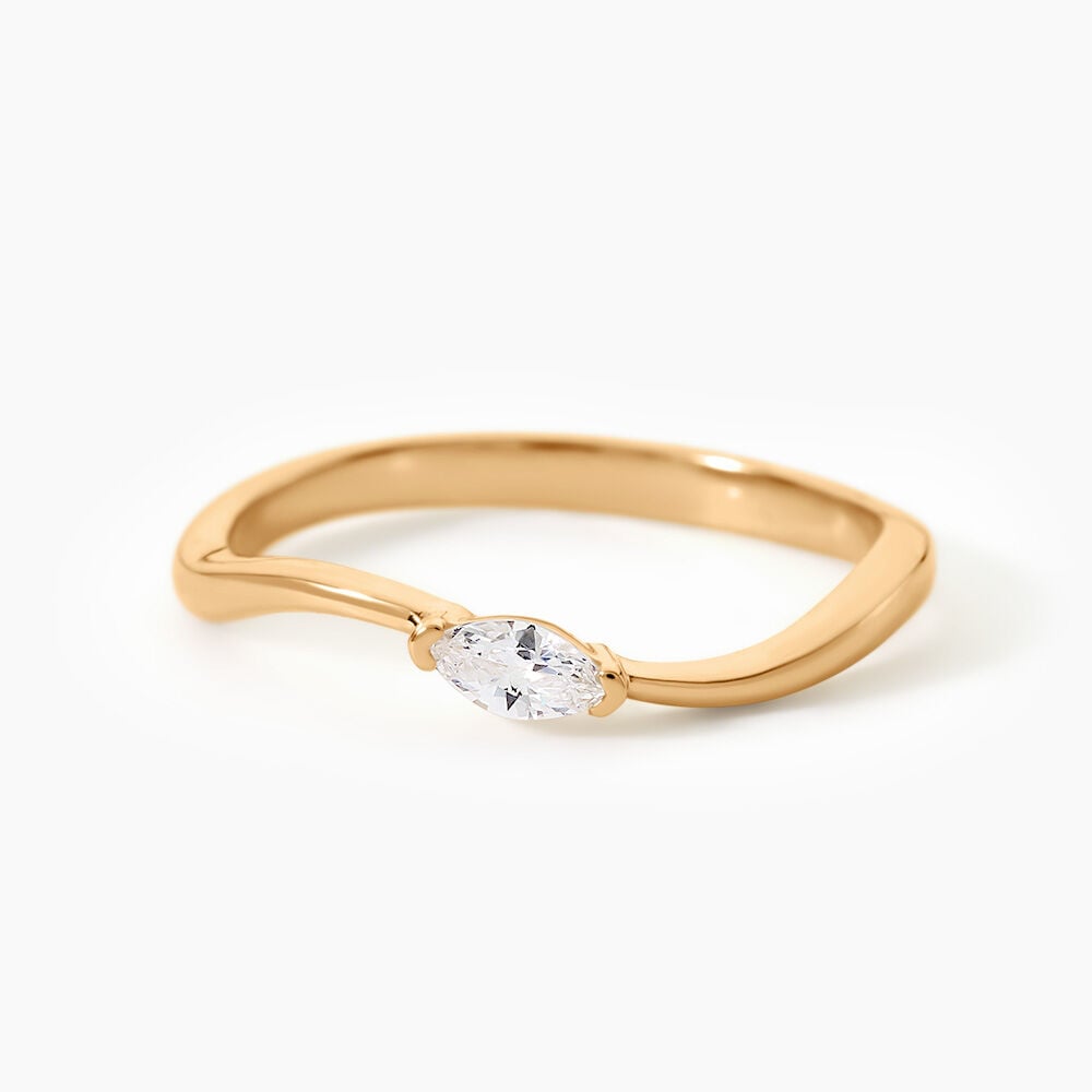 Bague Audeline Plaqu&eacute; Or Jaune Oxyde De Zirconium - Bijoux fantaisie Femme | Marc Orian