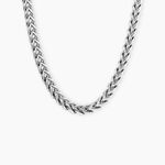 Collier Phebus Him Acier Blanc - Colliers fantaisie Homme | Marc Orian