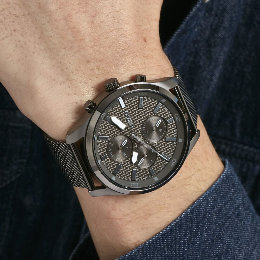 Montre Hugo Chase Gris - Montres étanches Homme | Marc Orian