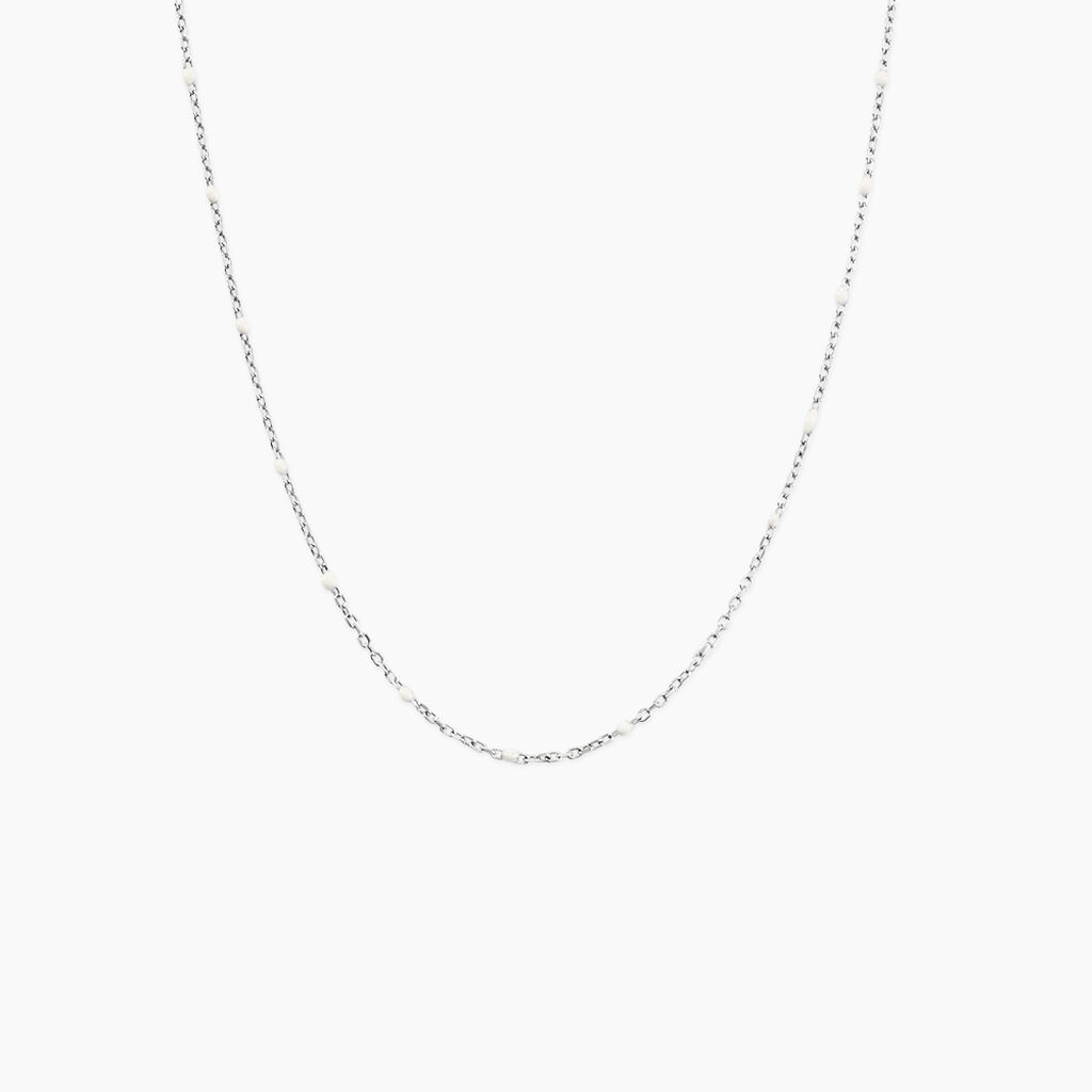 Collier Molly Argent Blanc - Colliers fantaisie Femme | Marc Orian