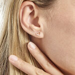 Boucles D'oreilles Puces Daria C&oelig;ur 6 Or Jaune - Pendantes Femme | Marc Orian