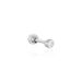 Boucles D'oreilles Puces Anani Argent Blanc Oxyde De Zirconium - Puces Femme | Marc Orian