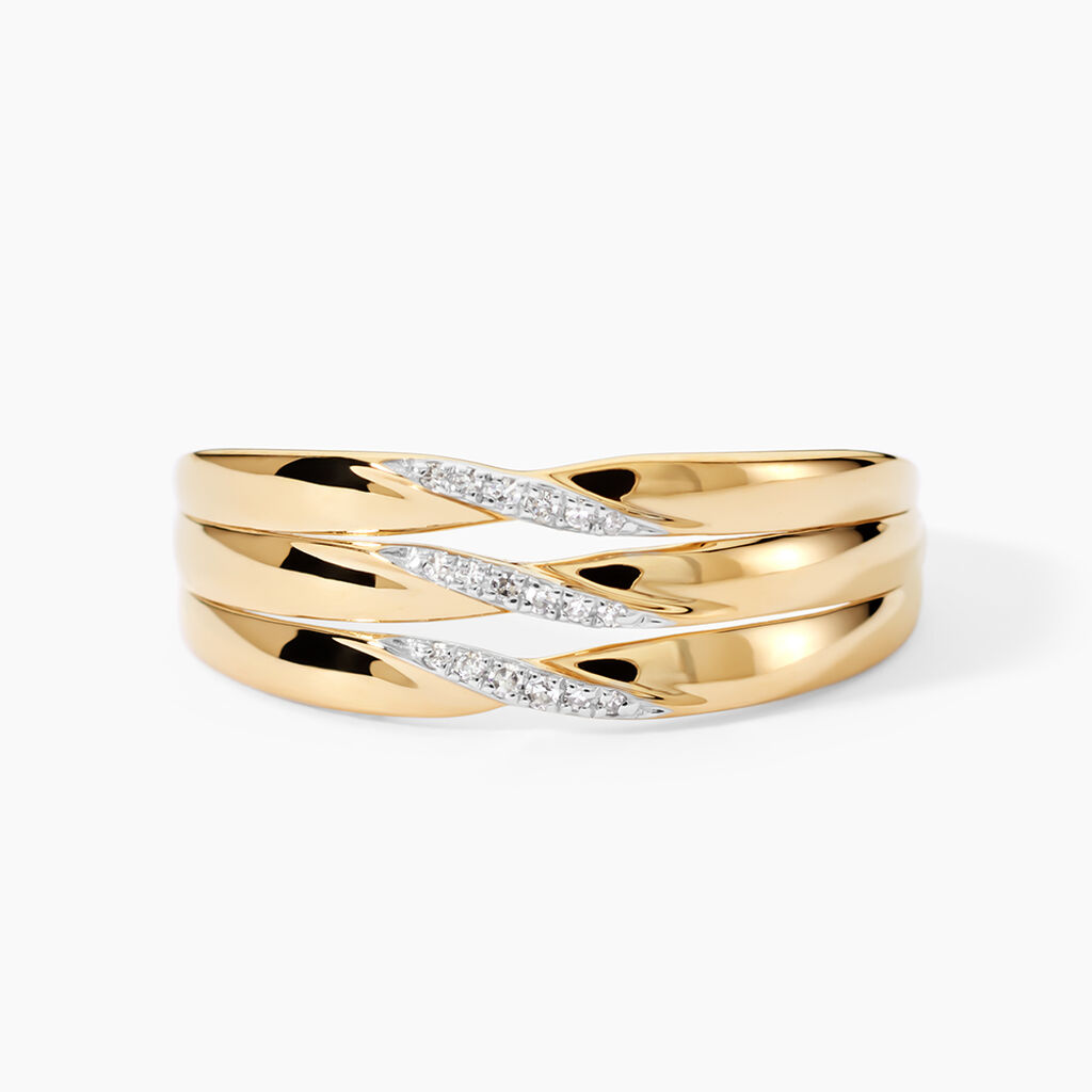 Bague Nesibe Or Jaune Diamant - Bagues pierres précieuses Femme | Marc Orian