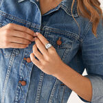 Montre Fossil Watch Ring Blanc - Montres &eacute;tanches Femme | Marc Orian