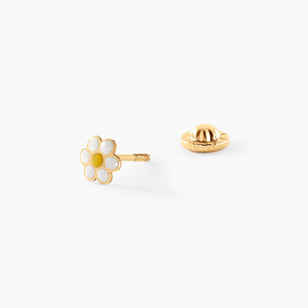 Boucles D'oreilles Puces Marigold Or Jaune - Puces Enfant | Marc Orian