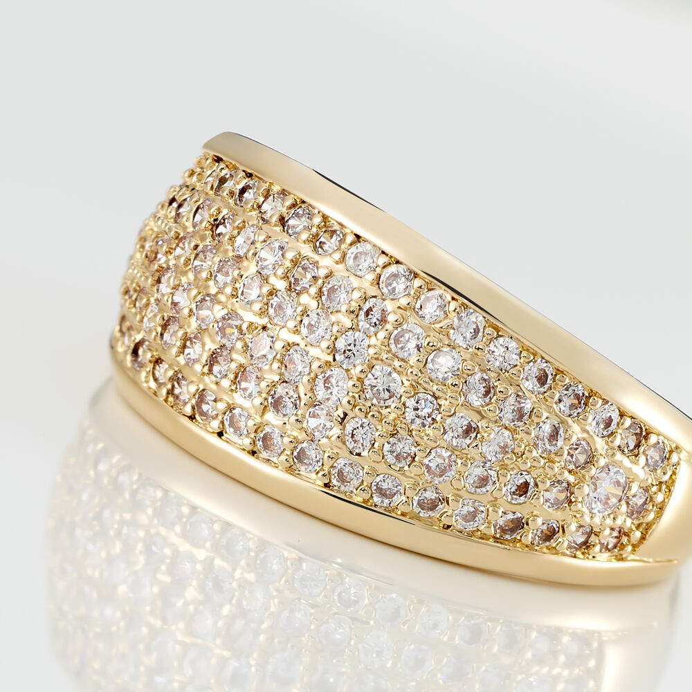 Bague Edenne Plaqu&eacute; Or Jaune Oxyde De Zirconium - Bagues avec pierre Femme | Marc Orian