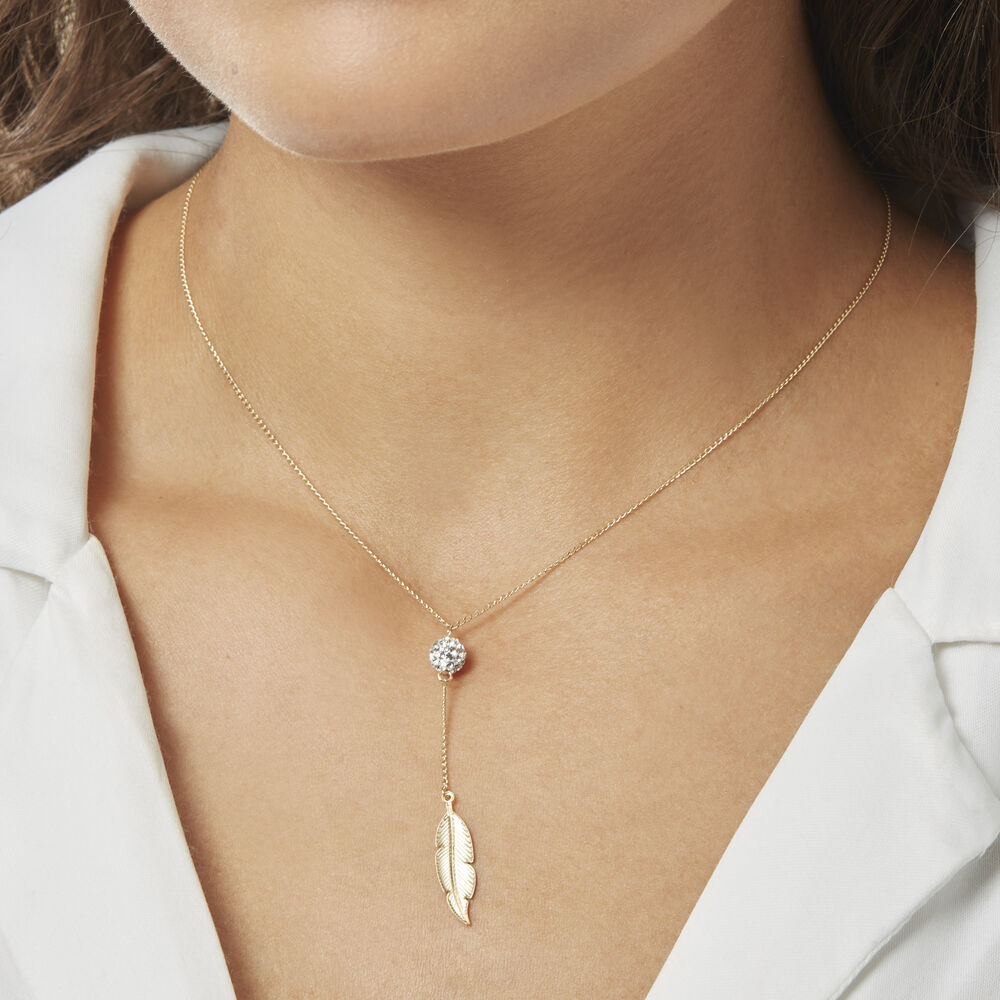 Collier Powoo Or Jaune Strass -  Femme | Marc Orian