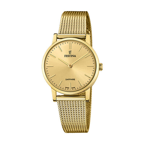 Montre Festina Swiss Made Champagne - Montres classiques Femme | Marc Orian