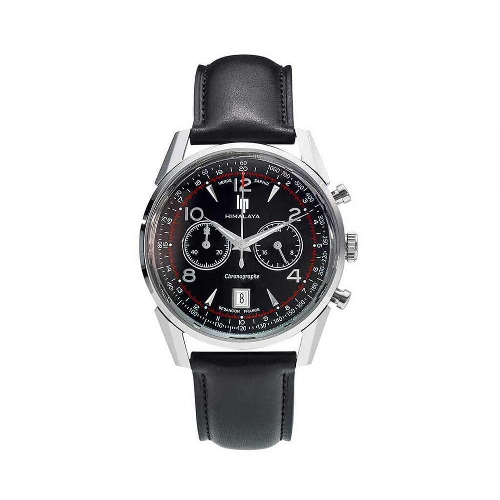 Montre Lip Himalaya Chrono Noir - Montres classiques Homme | Marc Orian