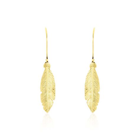 Boucles D'oreilles Pendantes Delphinium Or Jaune - Pendantes Femme | Marc Orian