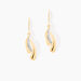 Boucles D'oreilles Pendantes Aube Or Bicolore Diamant - Pendantes Femme | Marc Orian