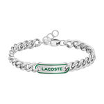Bracelet Lacoste District Acier Blanc - Bracelets cha&icirc;nes Homme | Marc Orian