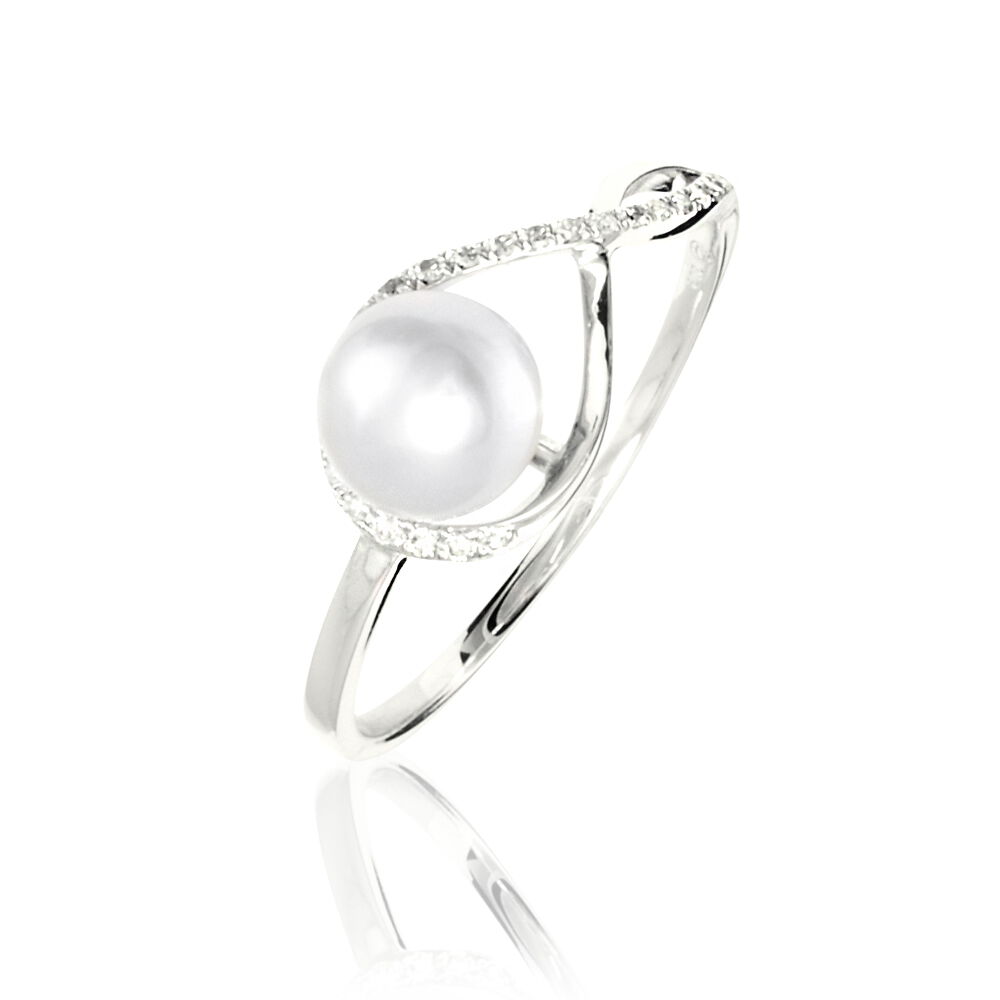 Bague femme sales perle de culture