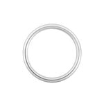 Alliance Mattias Titane Blanc - Alliances personnalis&eacute;es Unisex | Marc Orian