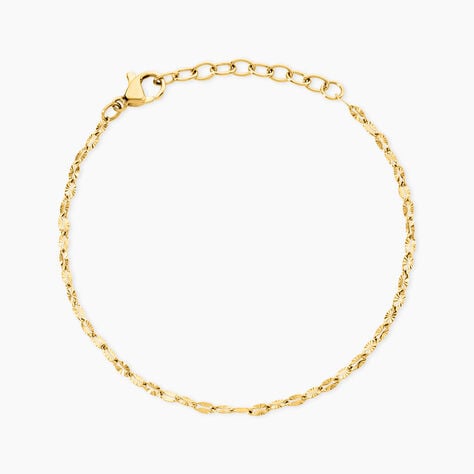 Bracelet Annette Acier Jaune - Bracelets mailles Femme | Marc Orian
